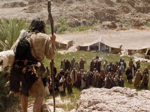 John the Baptist preaching